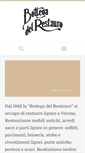 Mobile Screenshot of bottegadelrestauro.net